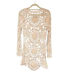 Rare UNIF Crochet Tunic/Dress, Cream